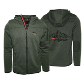 Berg Strickfleece Jacke dunkelgrün
