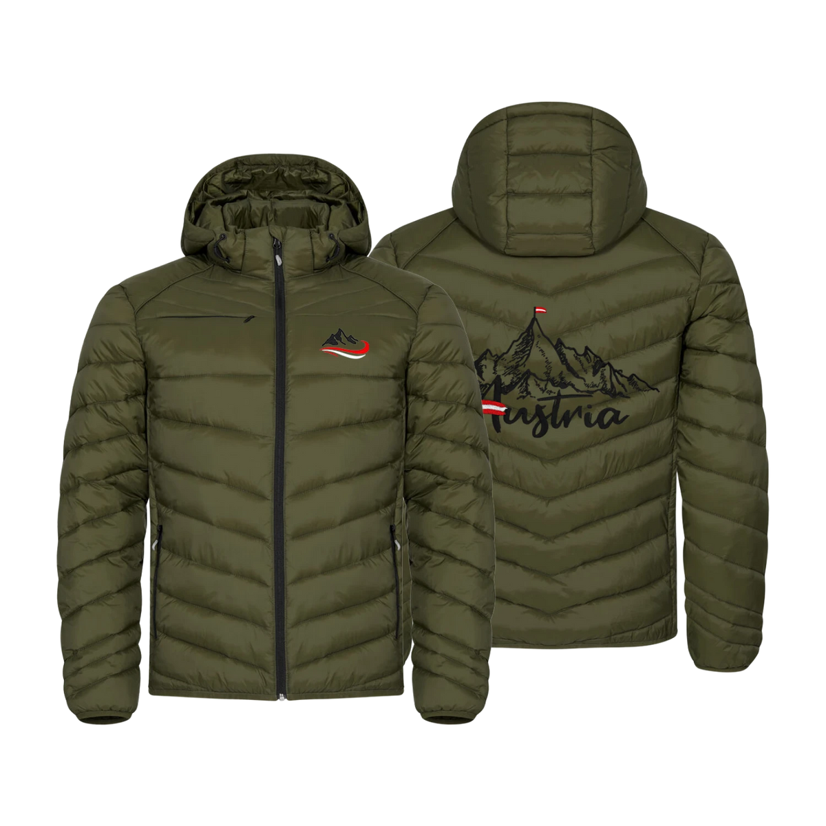 Berg Winterjacke dunkelgrün Herren #Farbe_Dunkelgrün