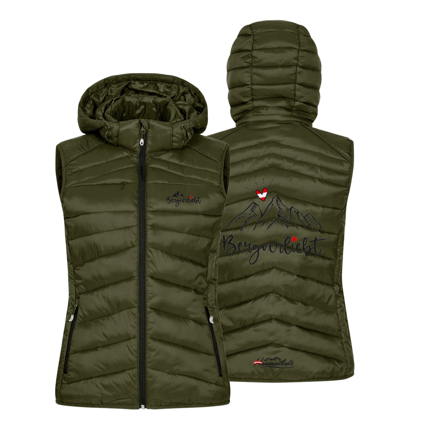 Bergverliebt Gilet - Wattiert