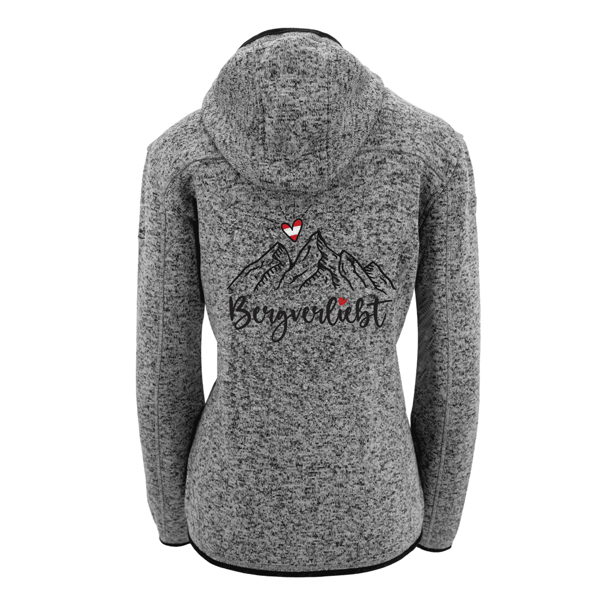 Bergverliebt Kultjacke Damen dunkelgrau