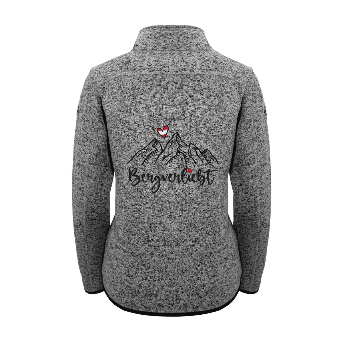 Bergverliebt Kultjacke Damen dunkelgrau