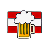 Bier Anstecknadel Österreich Hoamatkult