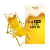 Bier Kombo Liegestuhl mit Getränkehalter Badetuch