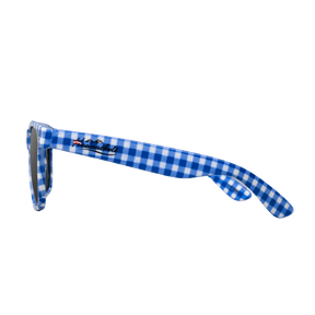Blaue Hoamatkult Sonnenbrille