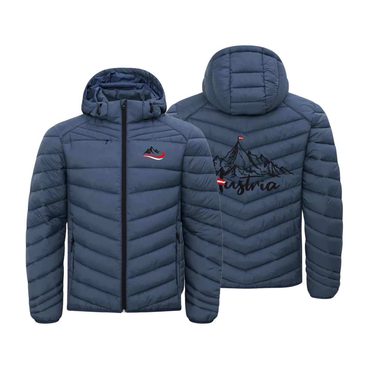 Blaue Winterjacke für Herren Berg Motiv #Farbe_Blau 575