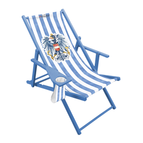 Blauer Strandstuhl Österreich Adler