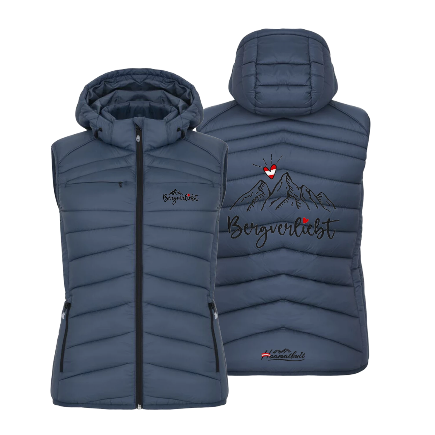 Bergverliebt Gilet - Wattiert