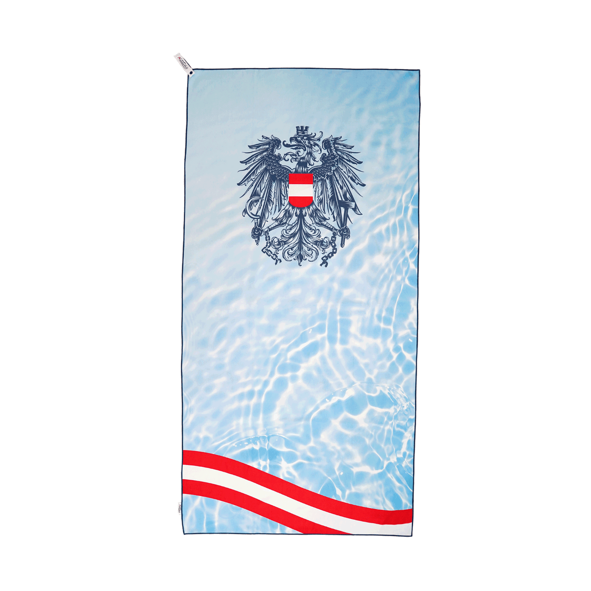 Blaues Österreich Adler Handtuch Pool 