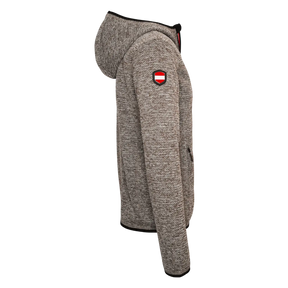 Berg Kultjacke mit Kapuze - Strickoptik