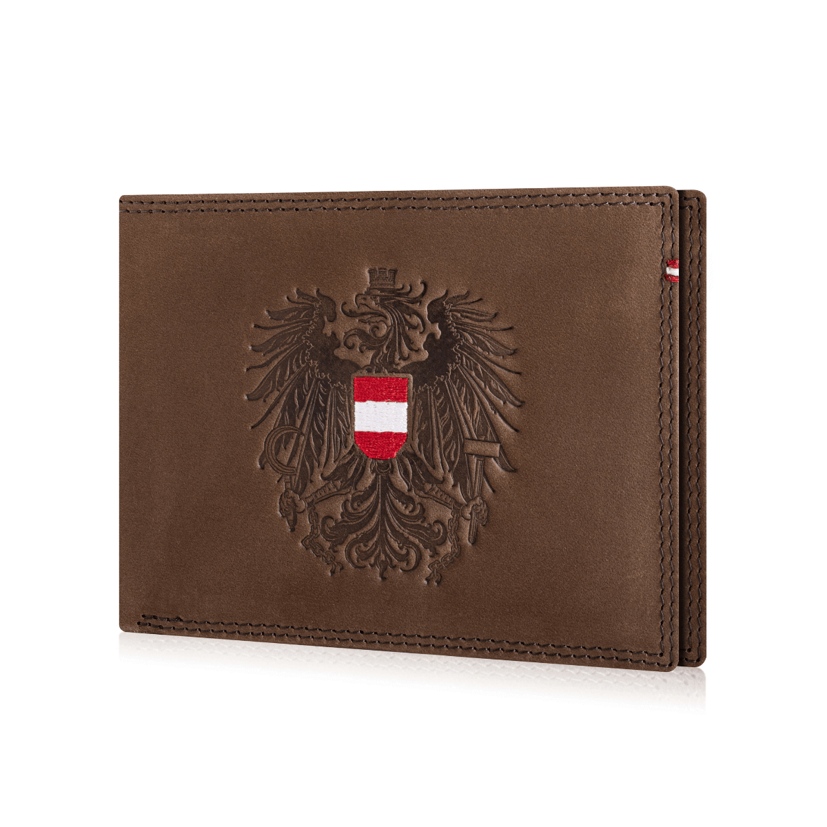 Österreich Adler Geldtasche - Vintage Leder