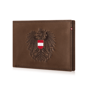 Österreich Adler Geldtasche - Vintage Leder