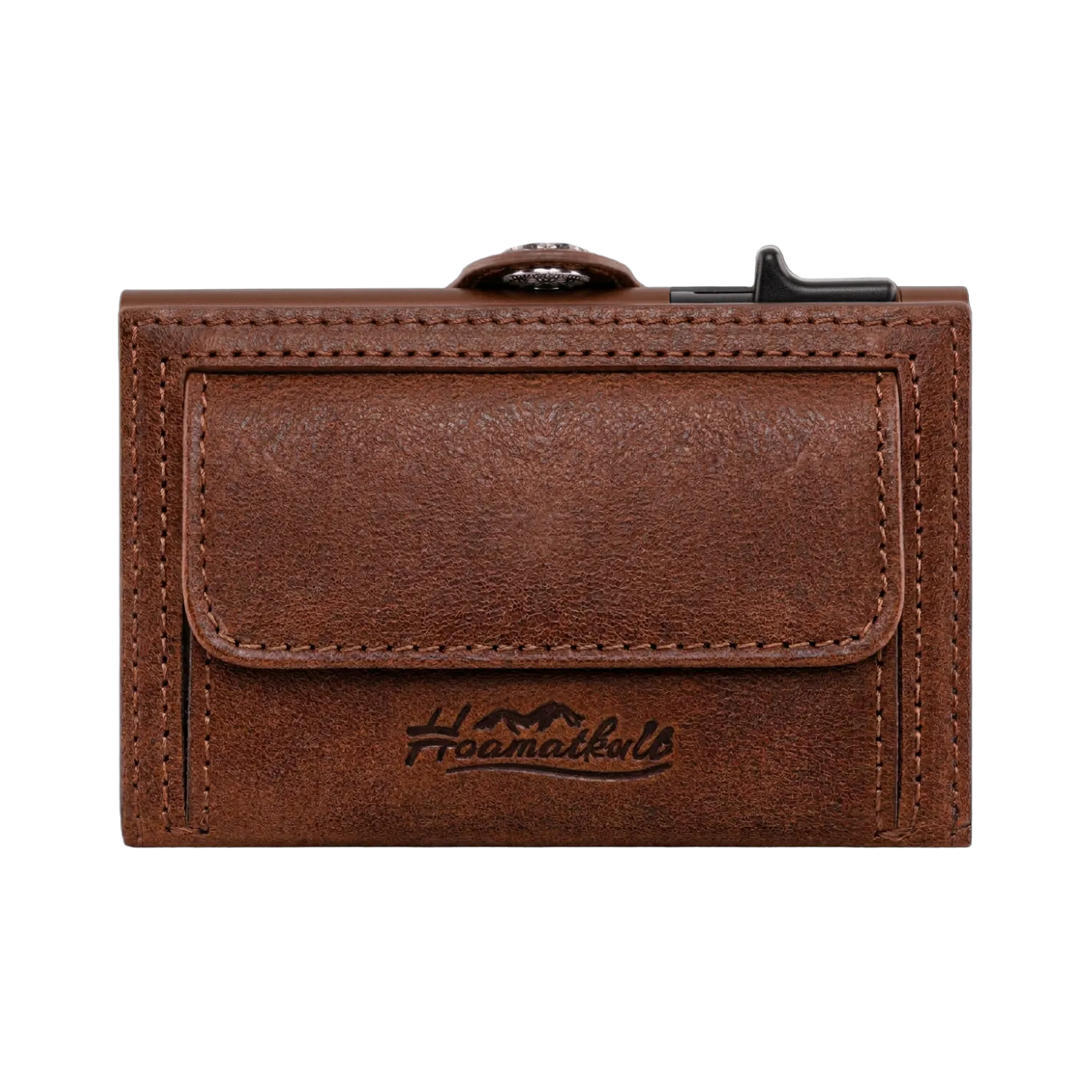 Adler Smart Wallet Trifold mit Karten-Pop-Up Funktion aus Echtleder
