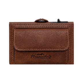 Adler Smart Wallet Trifold mit Karten-Pop-Up Funktion aus Echtleder