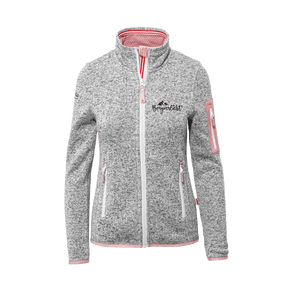 Damen Alpenmode Strickfleece Jacke