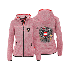Österreich Kultjacke mit Kapuze - Dobby Fleece