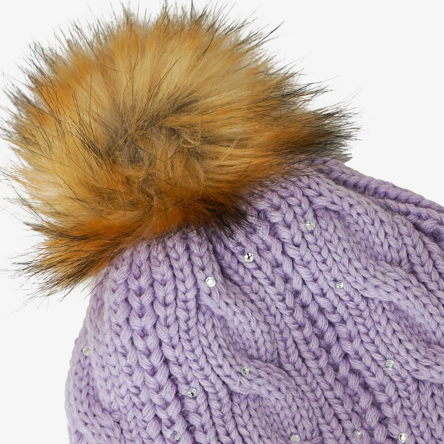 Damen Haube lila
