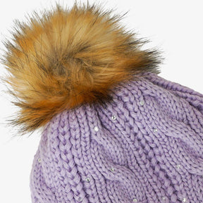Damen Haube lila