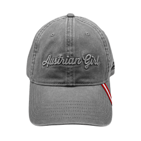 Damen Kapperl grau mit Austrian Girl Stick