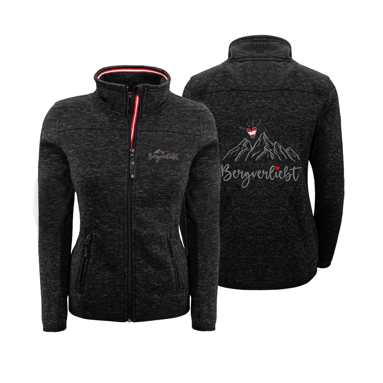 Damen Kultjacke Bergliebe schwarz