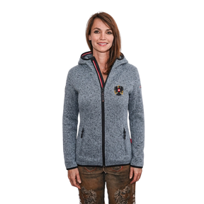 LIMITIERTE Österreich Adler Kultjacke mit Kapuze - Granitblau