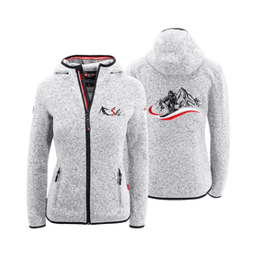 Kultjacke mit Kapuze - Skifahrer