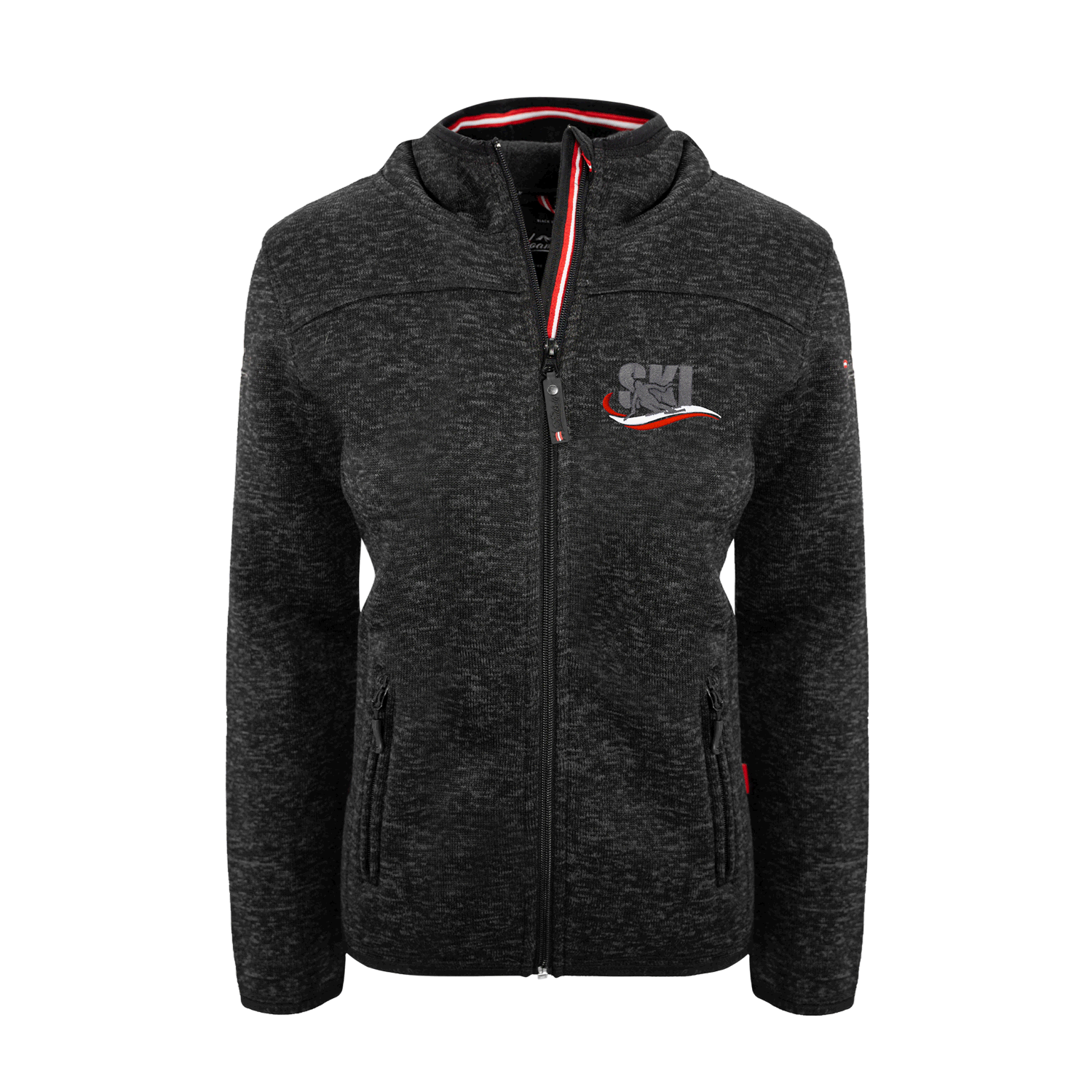 Kultjacke mit Kapuze - Ski Österreich Fahne