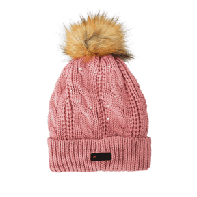 Damen rosa Winter Haube