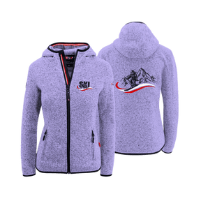 Kultjacke mit Kapuze - Ski Österreich Fahne