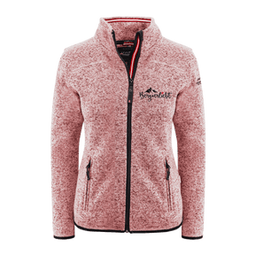 DAMEN STRICKFLEECE JACKE BERGVERLIEBT