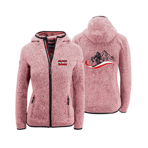 Kultjacke mit Kapuze - Ski rot-weiss-rot
