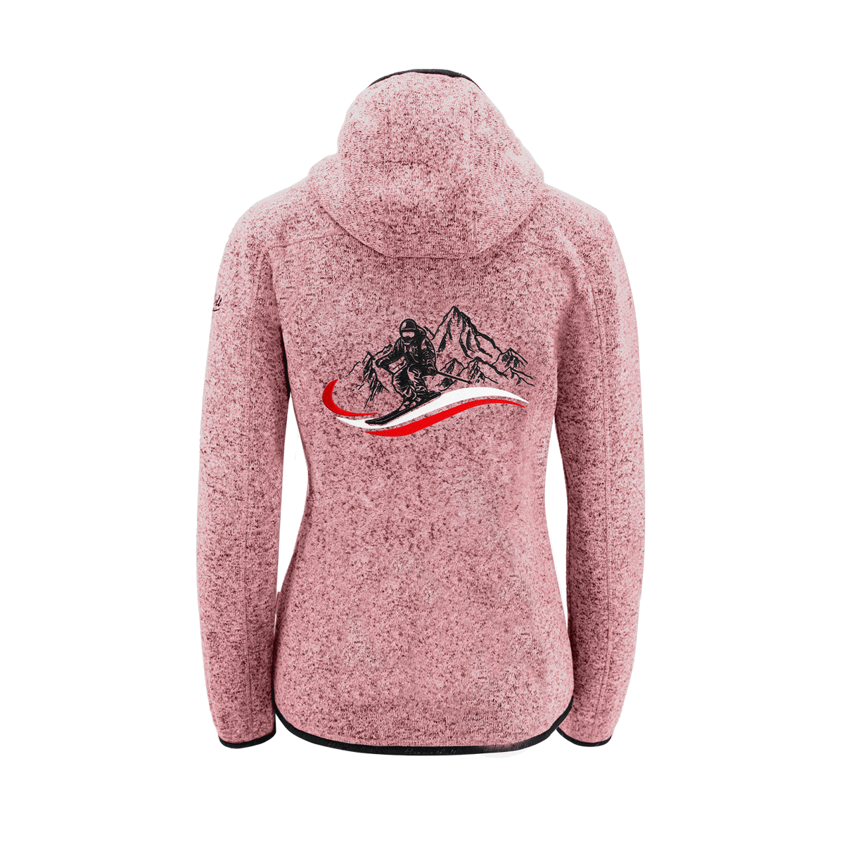 Kultjacke mit Kapuze - Austria Ski rot