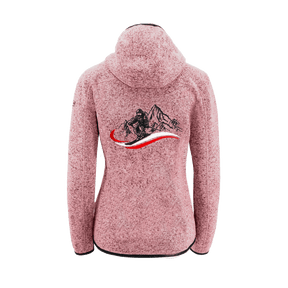 Kultjacke mit Kapuze - Austria Ski rot