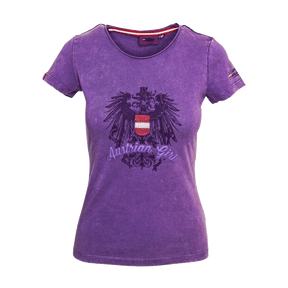 Austrian Girl Vintage T-Shirt - Lila