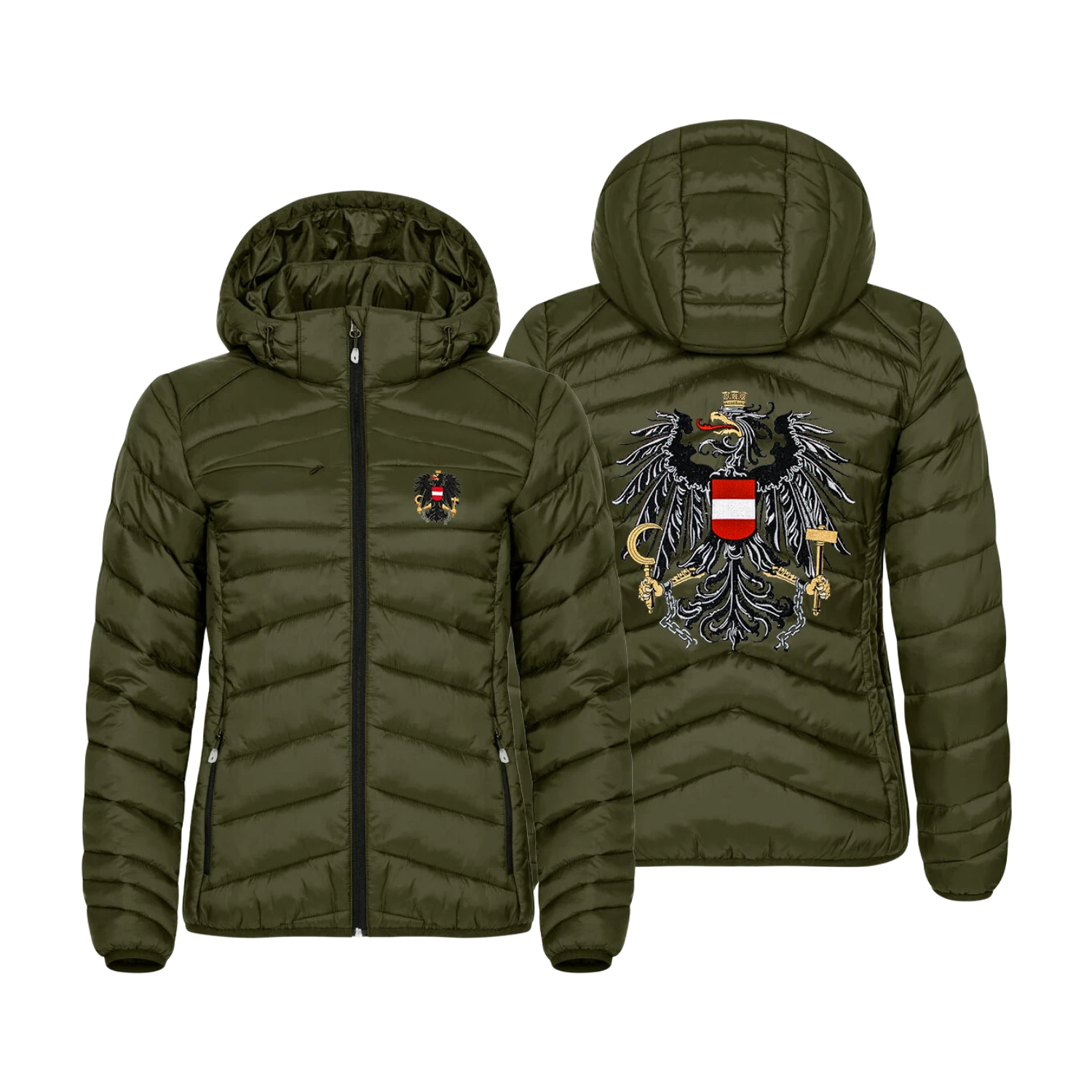 Österreich Adler Steppjacke