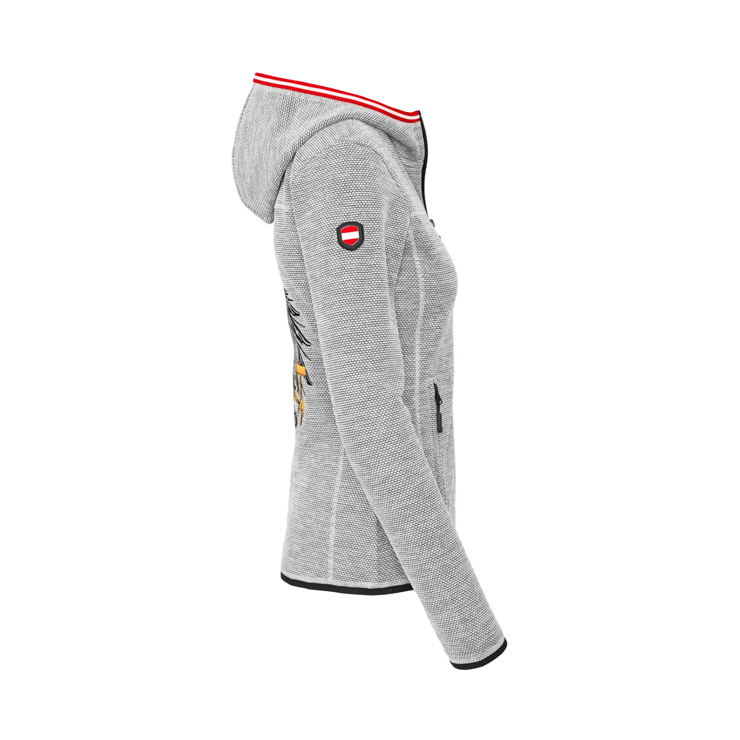 Österreich Kultjacke mit Kapuze - Dobby Fleece