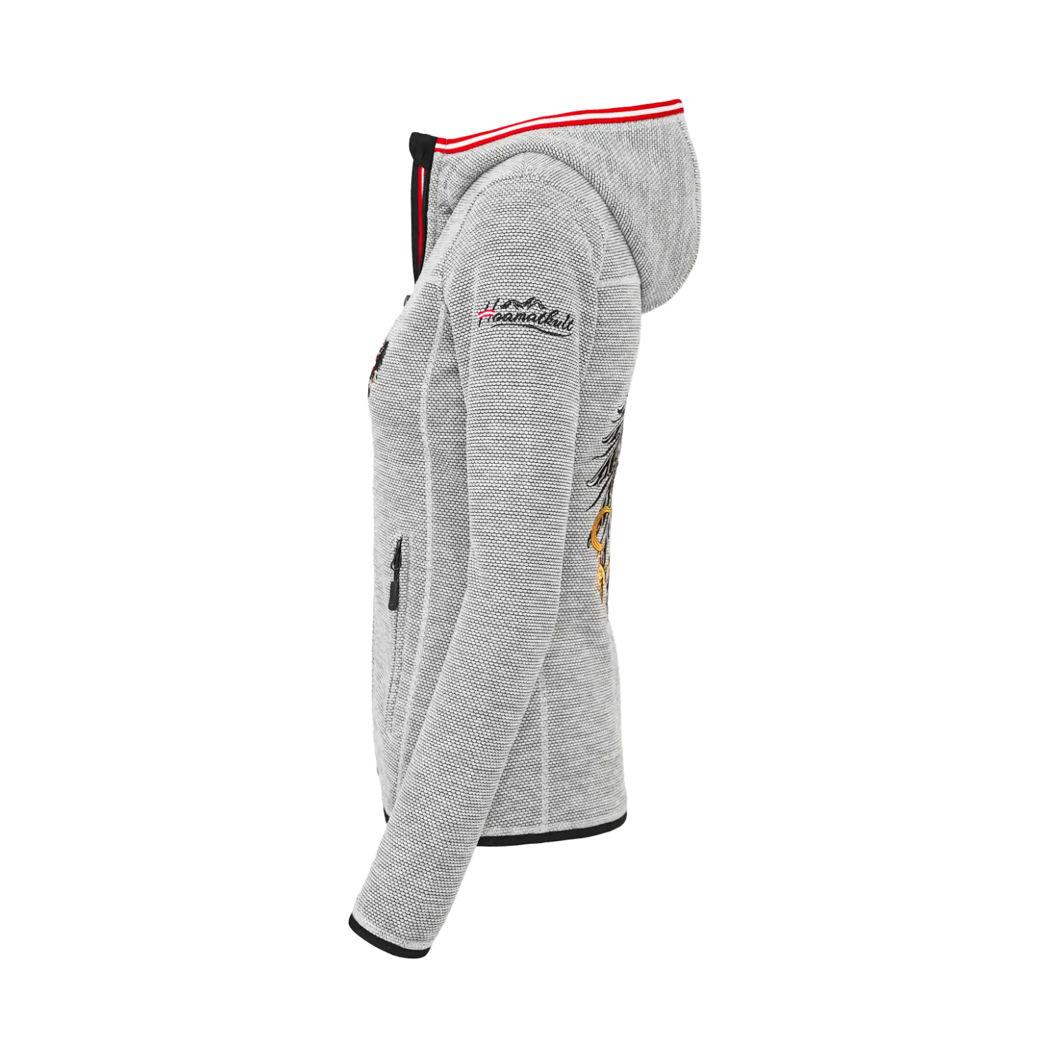 Österreich Kultjacke mit Kapuze - Dobby Fleece