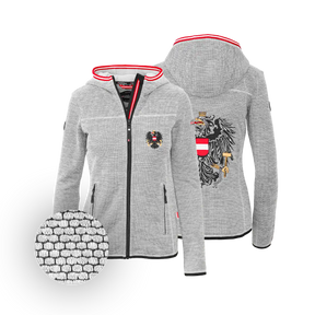 Österreich Kultjacke mit Kapuze - Dobby Fleece
