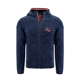 Dunkelblaue Fleece Jacke für Herren zum Skifahren