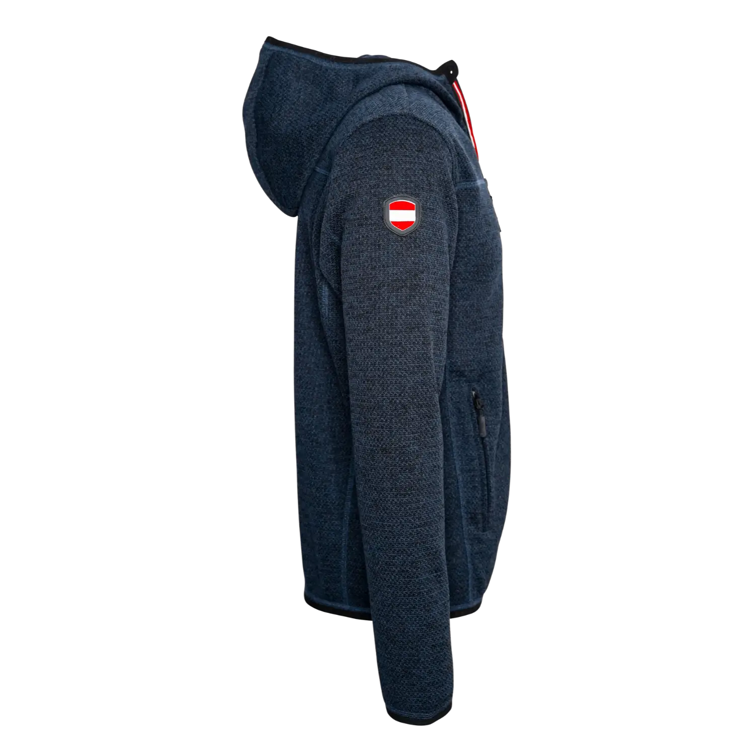 Berg Kultjacke mit Kapuze - Strickoptik