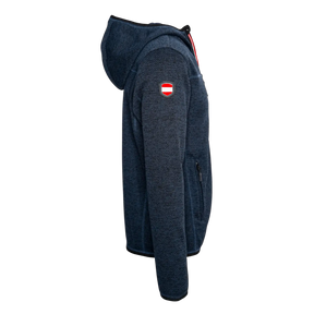Berg Kultjacke mit Kapuze - Strickoptik