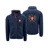 Dunkelblaue Herren Jacke ohne Kapuze mit Wien Wappen #Farbe_Dunkelblau