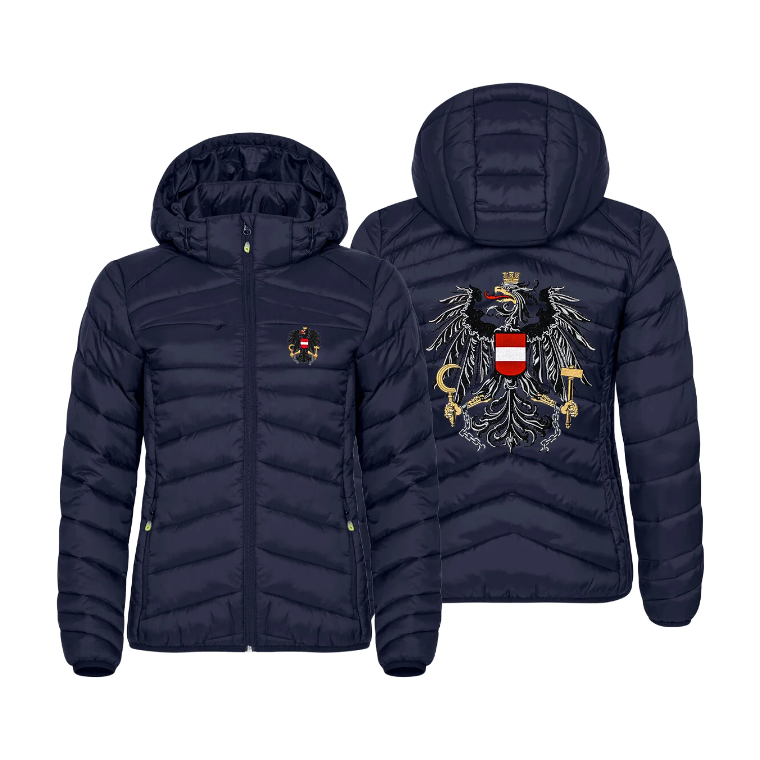 Österreich Adler Steppjacke