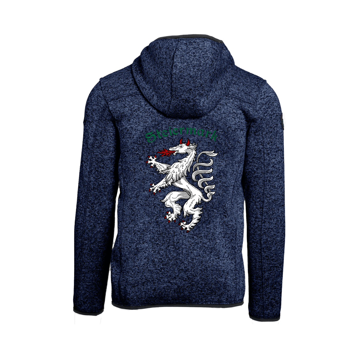 Steiermark Kultjacke mit Kapuze - Dunkelblau