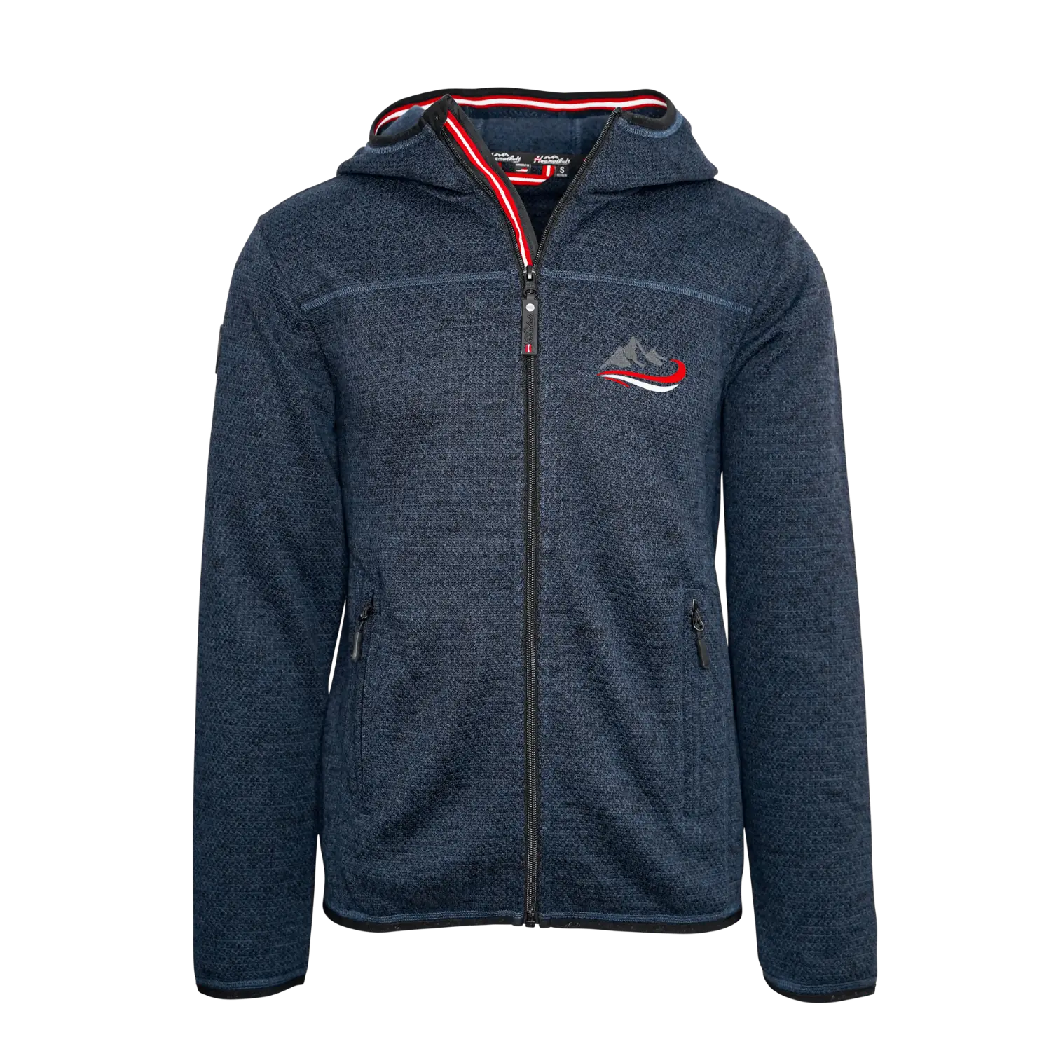 Berg Kultjacke mit Kapuze - Strickoptik