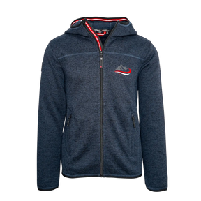 Berg Kultjacke mit Kapuze - Strickoptik