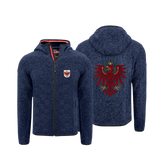 Dunkelblaue Tirol Strickfleece Jacke Herren #Farbe_Dunkelblau