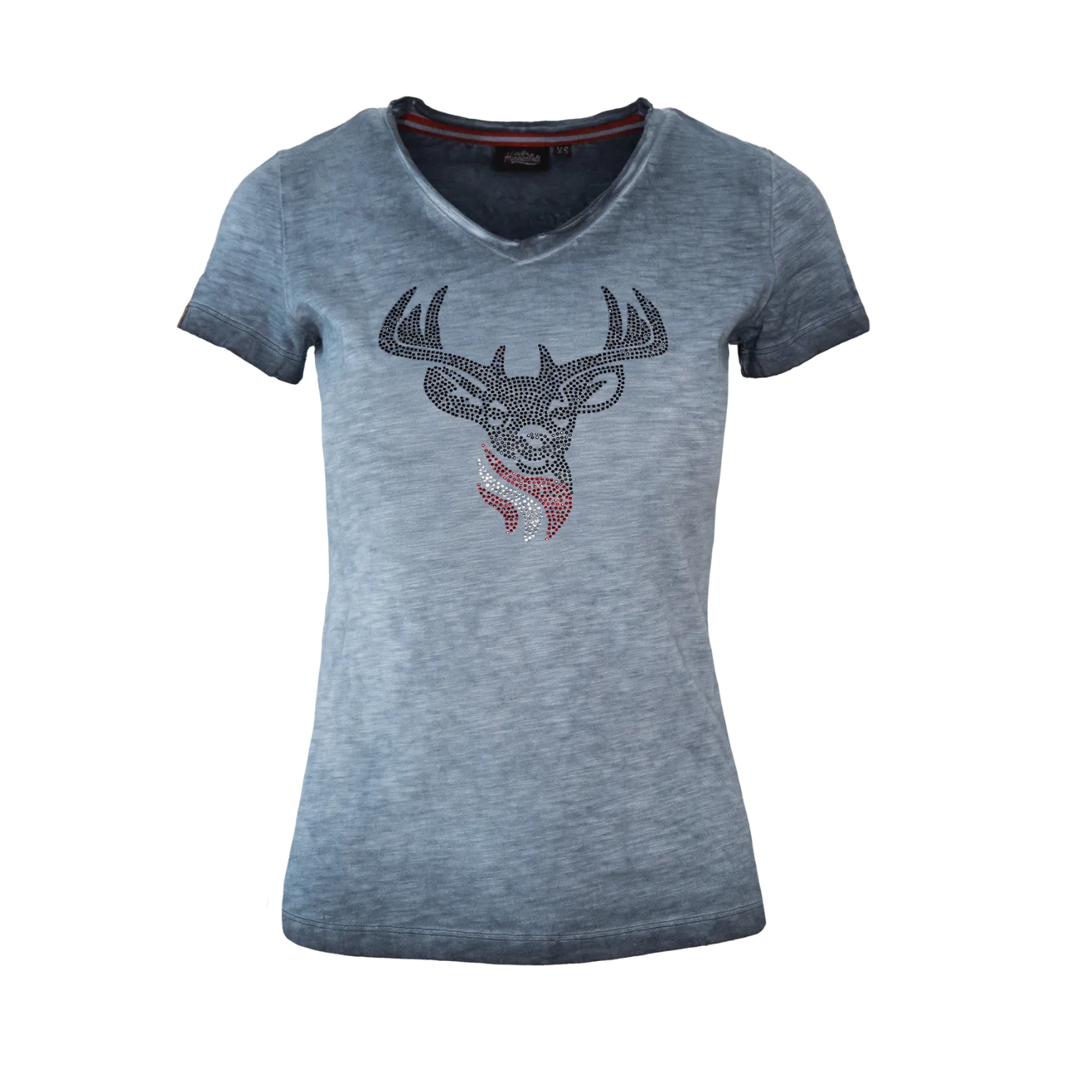 Hirsch Glitzer T-Shirt