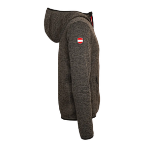 Berg Kultjacke mit Kapuze - Strickoptik