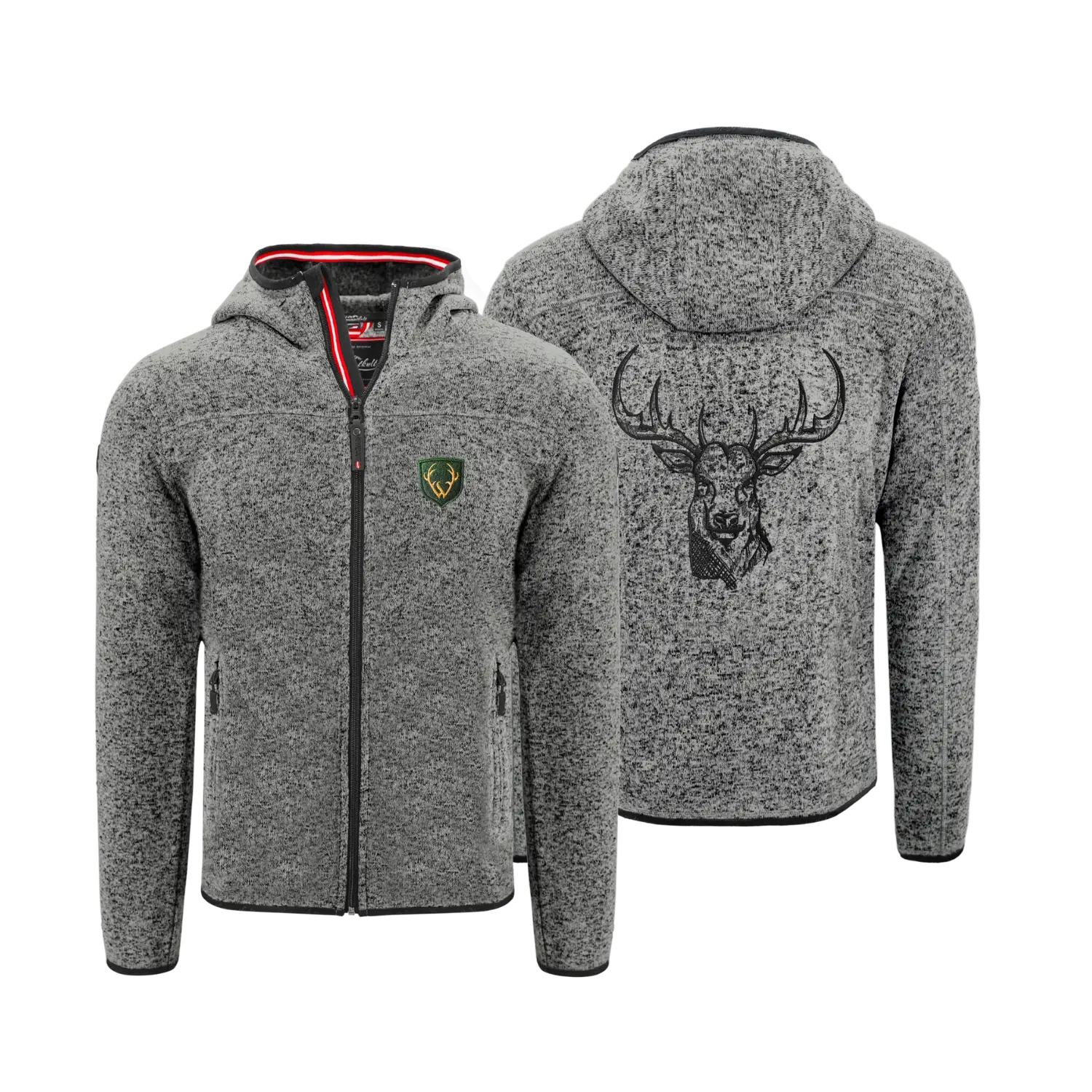 Hirsch Kultjacke mit Kapuze - Das Original