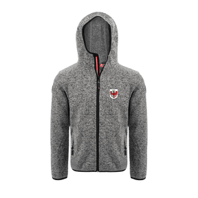 Tirol Kultjacke mit Kapuze - Dunkelgrau